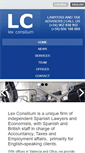 Mobile Screenshot of lexconsilium.com